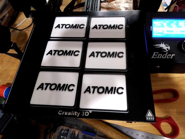 ATOMIC Mahjong Card (filament color change)