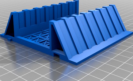 Defence lines short straight section