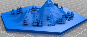 Catan Mountains Hex