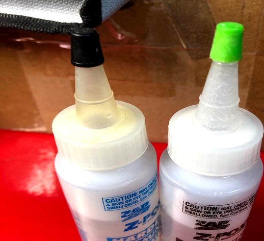 Epoxy Bottle Glue Cap for Zap and similar bottles