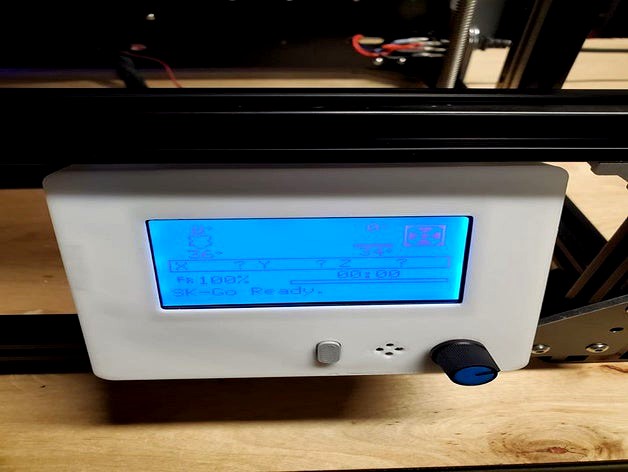 12864 LCD angled mount for the SK-GO