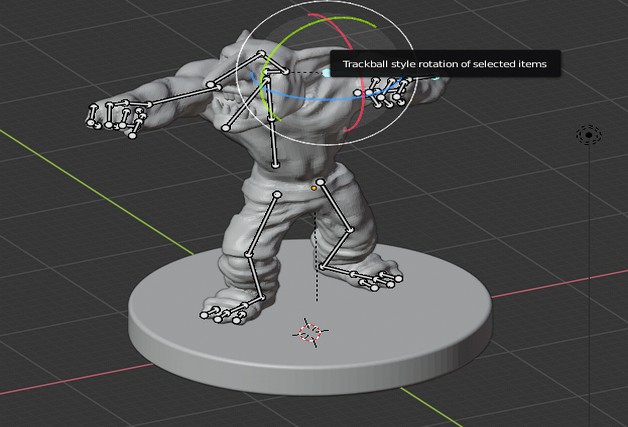 Goblin Monk + Rigged Version for Blender