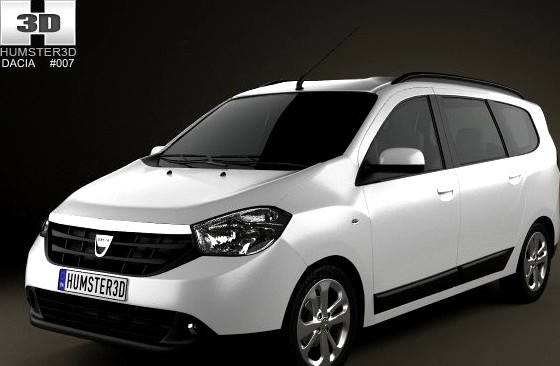 Dacia Lodgy 2012 3D Model
