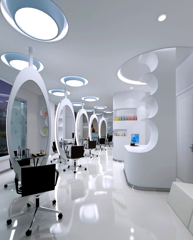 Hairdressing room 3D Model