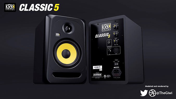 KRK Classic 5 Studio Monitor Speakers