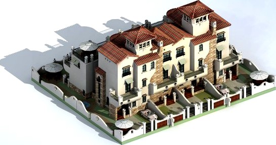Villa 233 3D Model