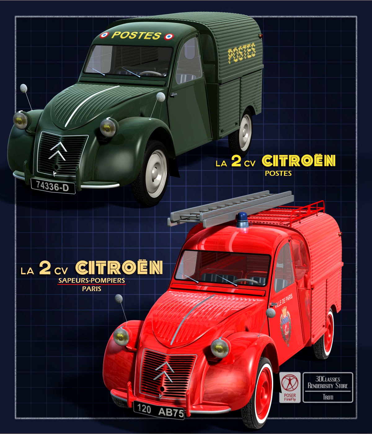 2CV FOURGONNETTE BUNDLE