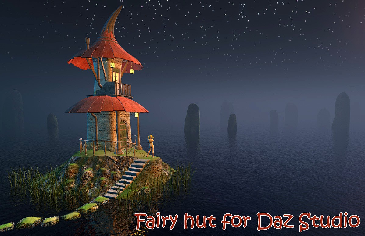 Fairy hut for Daz Studio