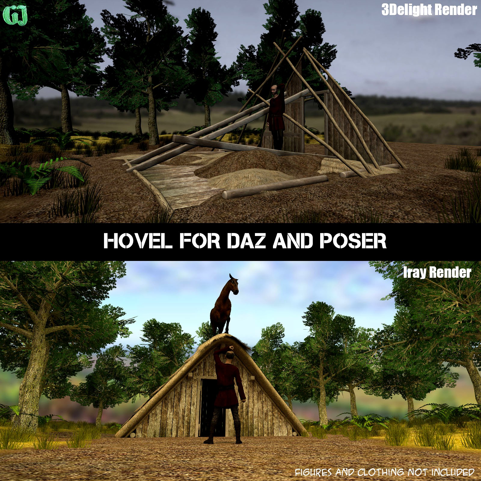 Hovel for Daz and Poser