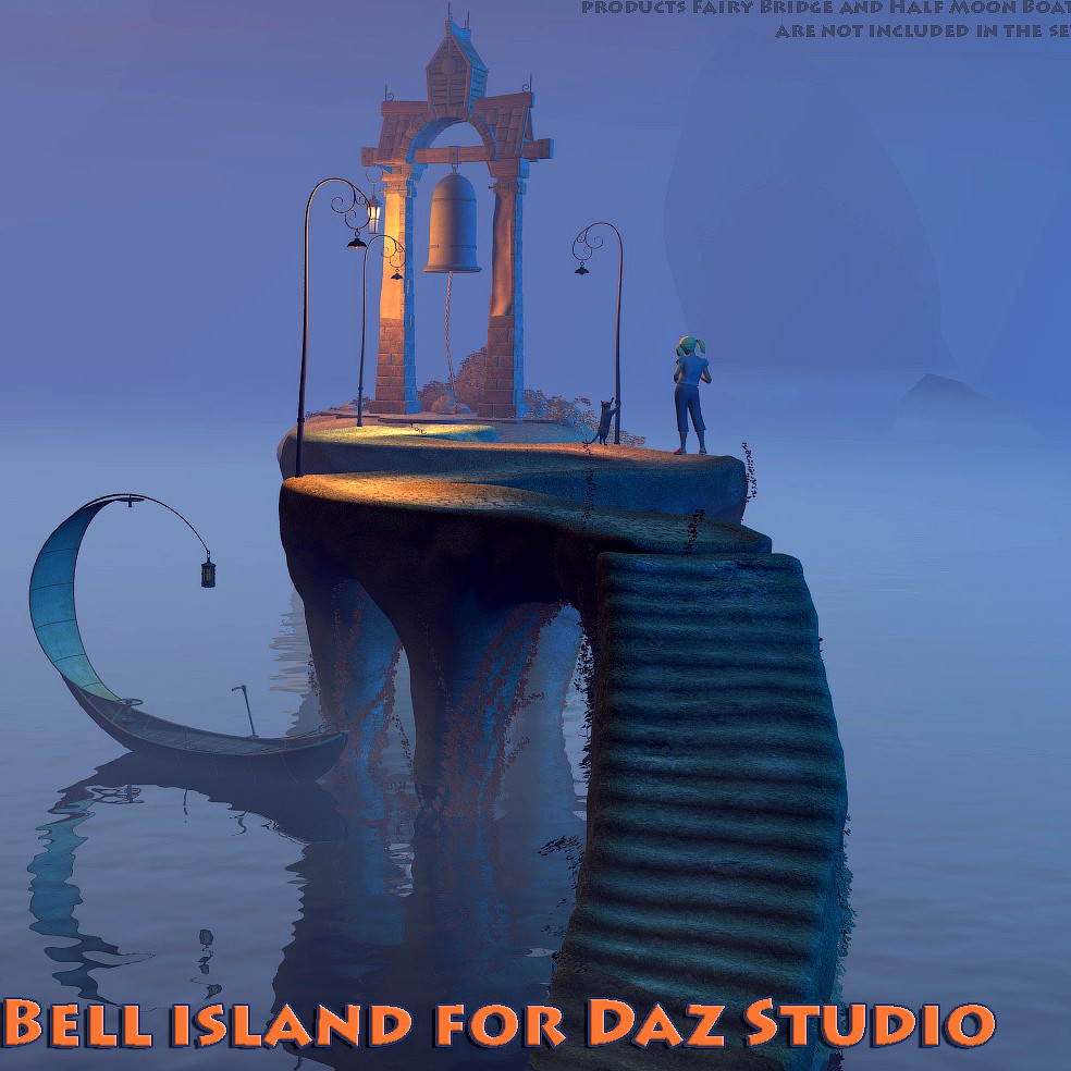 Bell island for Daz Studio