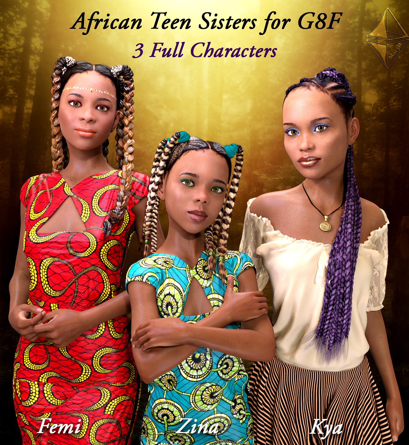 African Teen Sisters for G8F