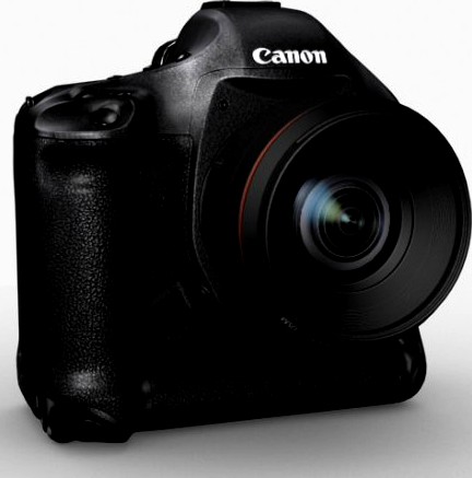 Canon EOS 1D MarkIII 3D Model