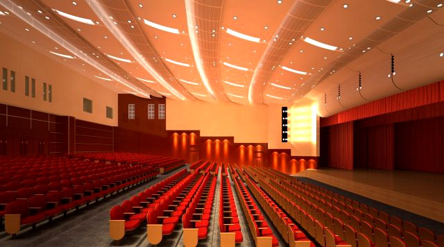 Auditorium room 004 3D Model