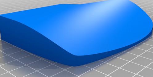 Corne keyboard wrist rest