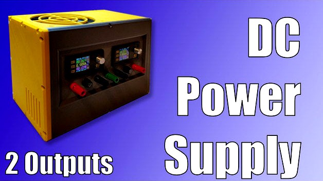 Benchtop DC Power Supply with 2 adjustable outputs