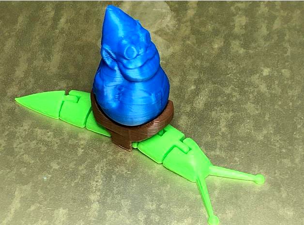 Slug Saddle for Gnome Weeble