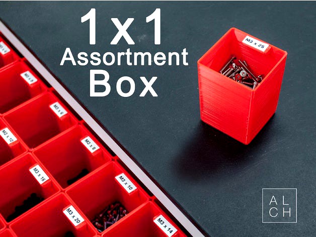 Assortment system box 1x1