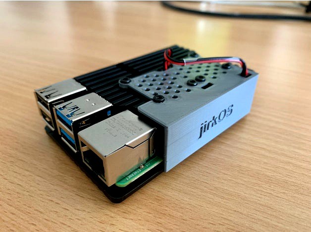 Raspberry Pi4 fan and header cover