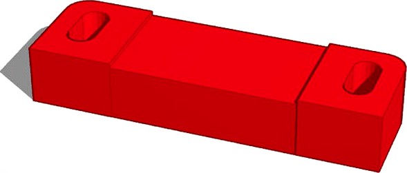 1996 C4 Corvette Convertible Upper Window Support Spacer
