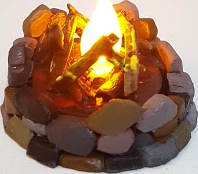 campfire tea light