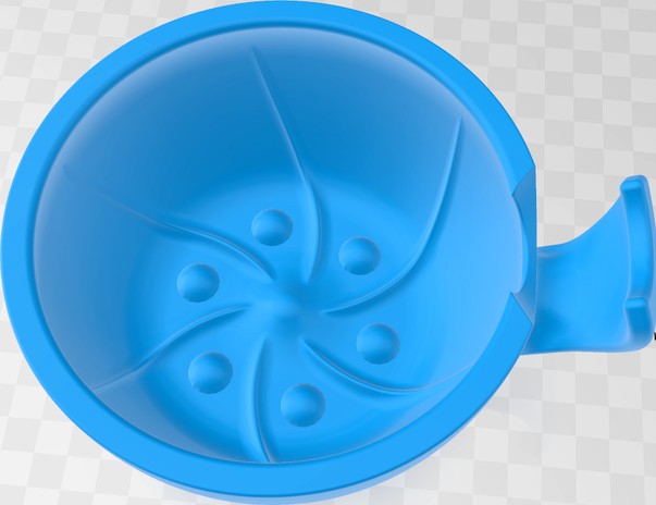 Shaving Lather Bowl with Brush Rest