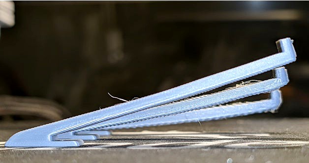 Extreme overhang test 50*6mm 85-70degrees