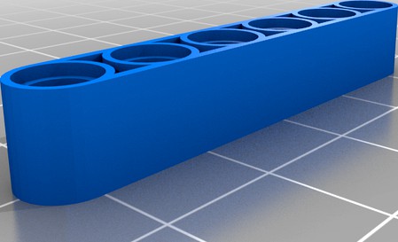 Technics brick with 6 holes