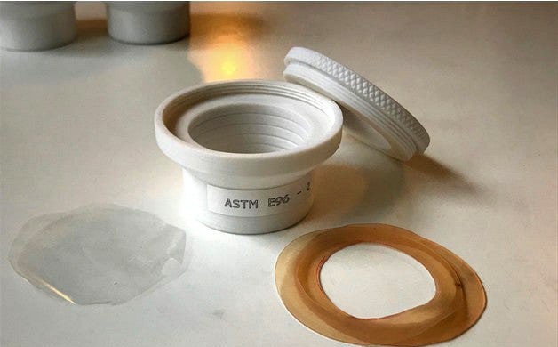 Cups for Water Vapor Permeability test (ASTM E96)