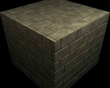 Texture Ancient Brick Wall 3D Model