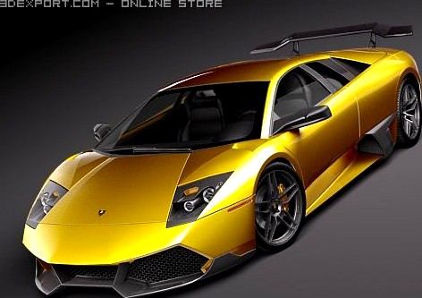 Lamborghini Murcielago LP6704 3D Model