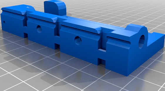 Rail Mount Raspberry Pi Zero