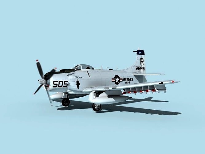 Douglas A-1H Skyraider V20 USMC