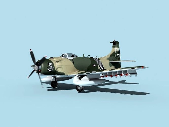 Douglas A-1H Skyraider  V16 USAF