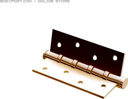 The door hinge 3D Model