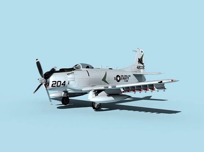 Douglas A-1H Skyraider USN Coral Sea