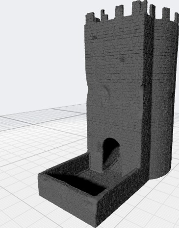 Dice Tower - High Res + Battle Damaged