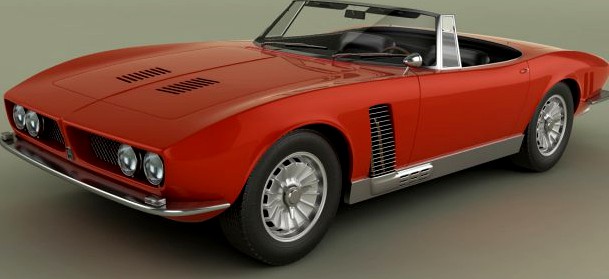 ISO Grifo Convertible  1964 3D Model