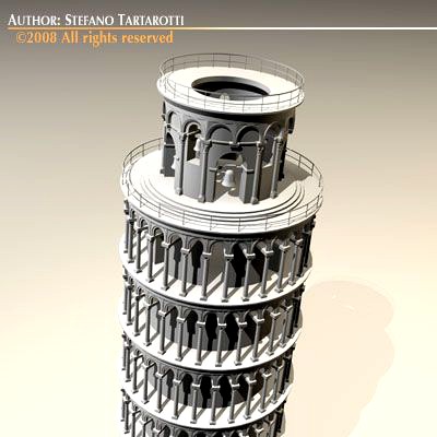 Pisa Tower 3D Model