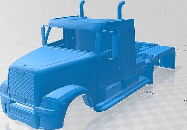 Tractor Trailer Printable Truck | 3D model