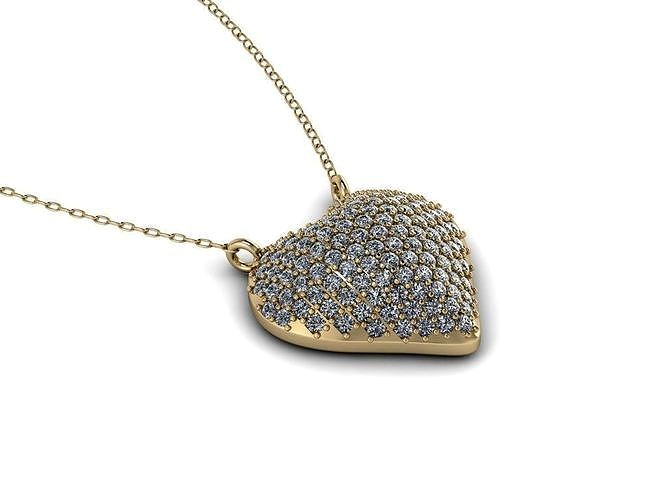 Jewelry Heart Pendant | 3D