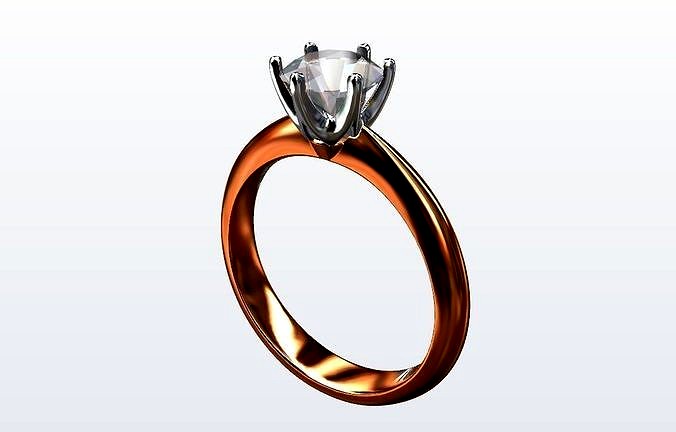 engagement ring | 3D