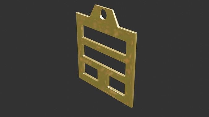 rgd xun trigram pendant mk3 | 3D