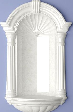 Classic recessed niche 7 3D Model