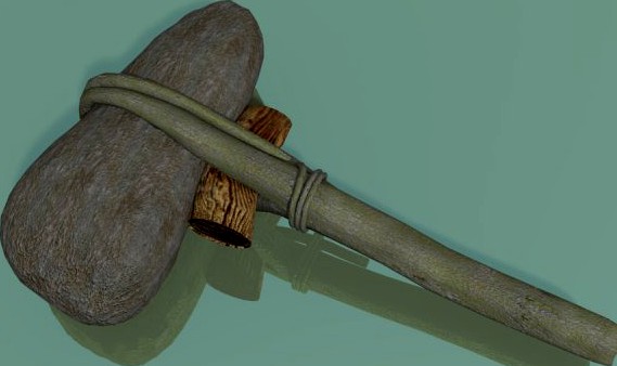Stein Hammer der Urahnen 3D Model