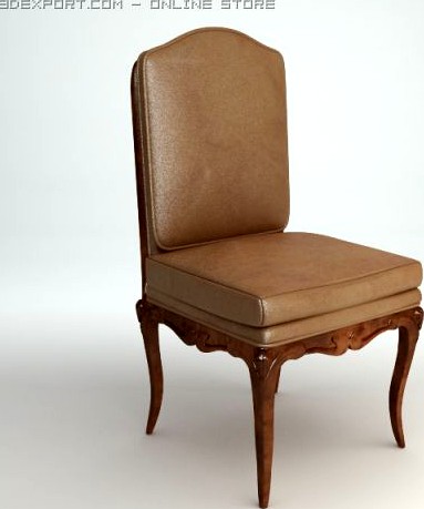 Traditional Side Chair 3D Model