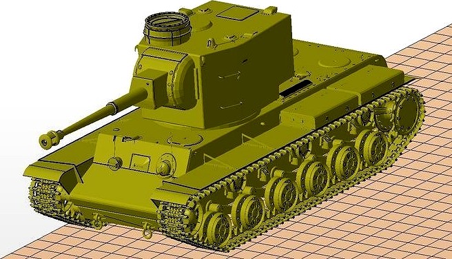 KV 2 Tanks 75mm | 3D