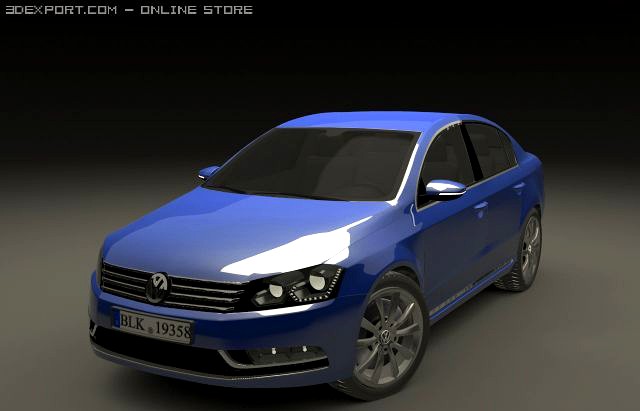 VW Passat 2011 3D Model