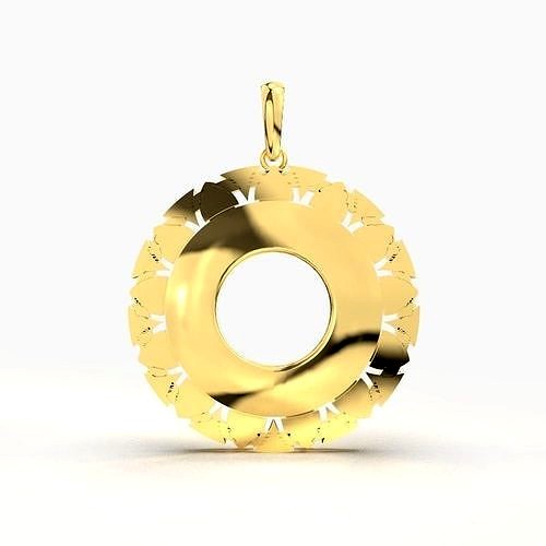 KALEJA GOLD PENDANT | 3D