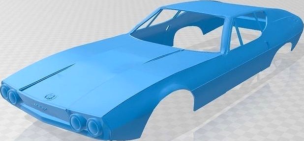Jaguar Pirana Bertone 1967 Printable Body Car | 3D