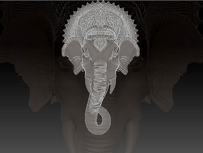 ganesh ji pendant | 3D